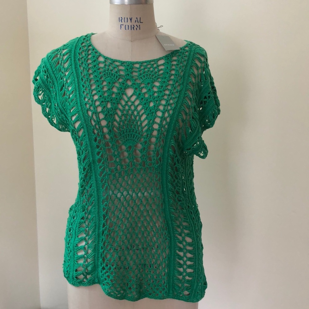 NWT Chico’s crochet top